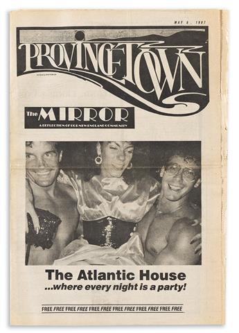 (PERIODICALS.) Collection of 4 different entertainment magazines from 1980s Provincetown.